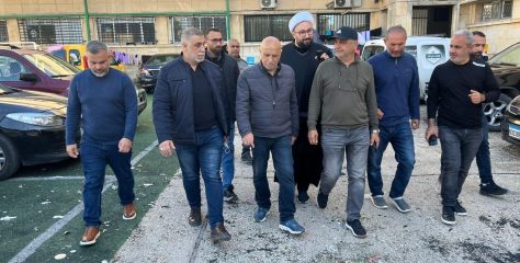 جولة تفقدية في صور لمتابعة آثار العدوان والاطمئنان على الأهالي والنازحين