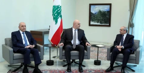 رئيس الجمهورية اتصل بالرئيسين بري وسلام