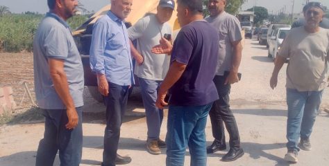 بدء أعمال تزفيت جسر القاسمية..  خريس: ما دمّره العدو نعيد بناءه بإرادة الجنوبيين